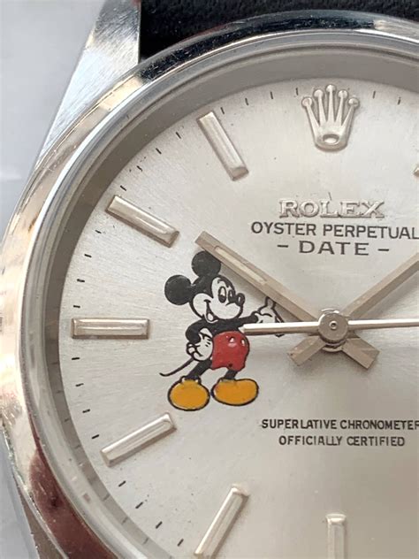 vintage rolex mickey mouse watch|Rolex Mickey Mouse watch price.